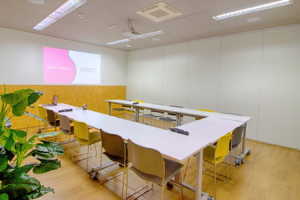 sala de reunião para 14 pessoas com projetor na unidade paraíso