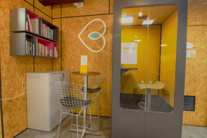 Cabine de call Bendito Coworking Paulista