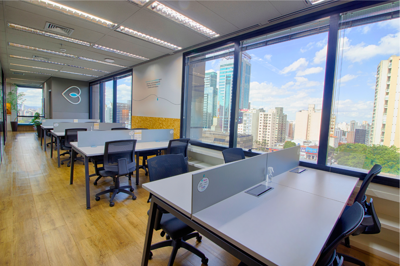 nossas soluções de espaço compartilhado